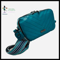 Everyday Crossbody Companion -  Deep Teal Faux Leather