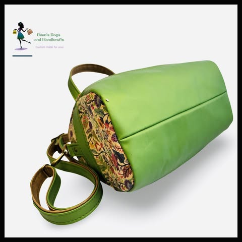 Violet Barrel Bag - Cork Colourful