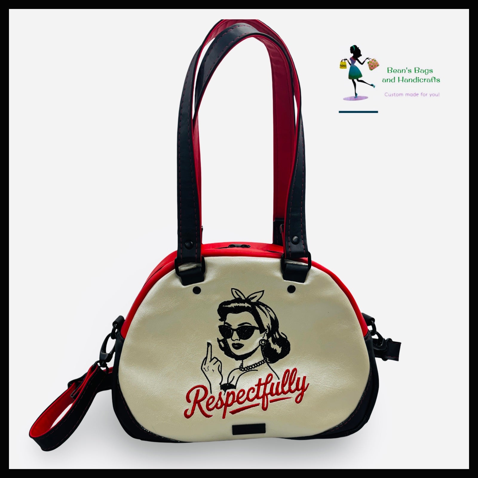 Victory Bowler with matching Deuce Coupe wallet - Embroidered Respectfully