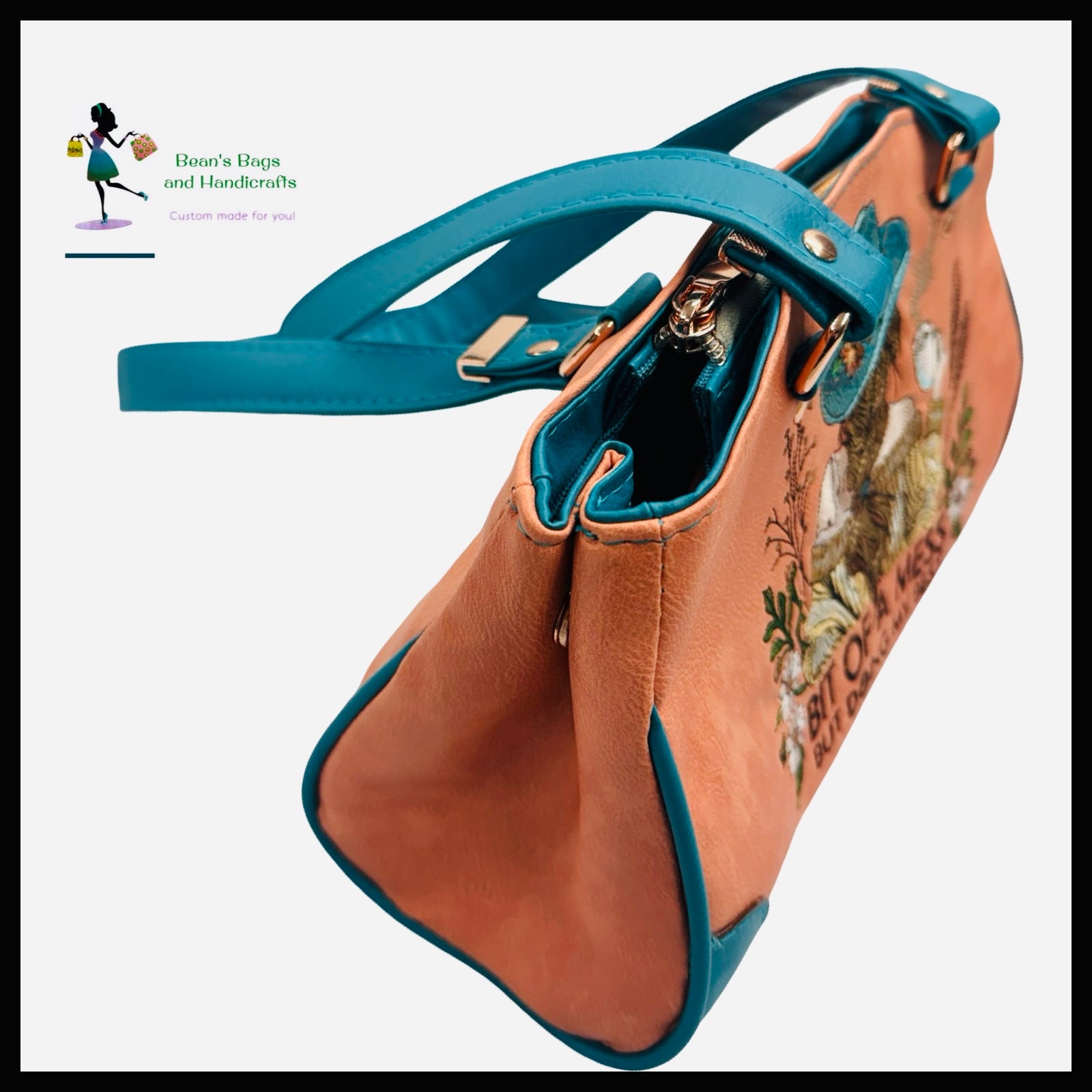 Liora Shoulder Bag with Matching Deuce Coupe Wallet - “Bit of a Mess Doing My Best”