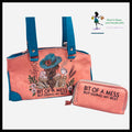 Liora Shoulder Bag with Matching Deuce Coupe Wallet - “Bit of a Mess Doing My Best”