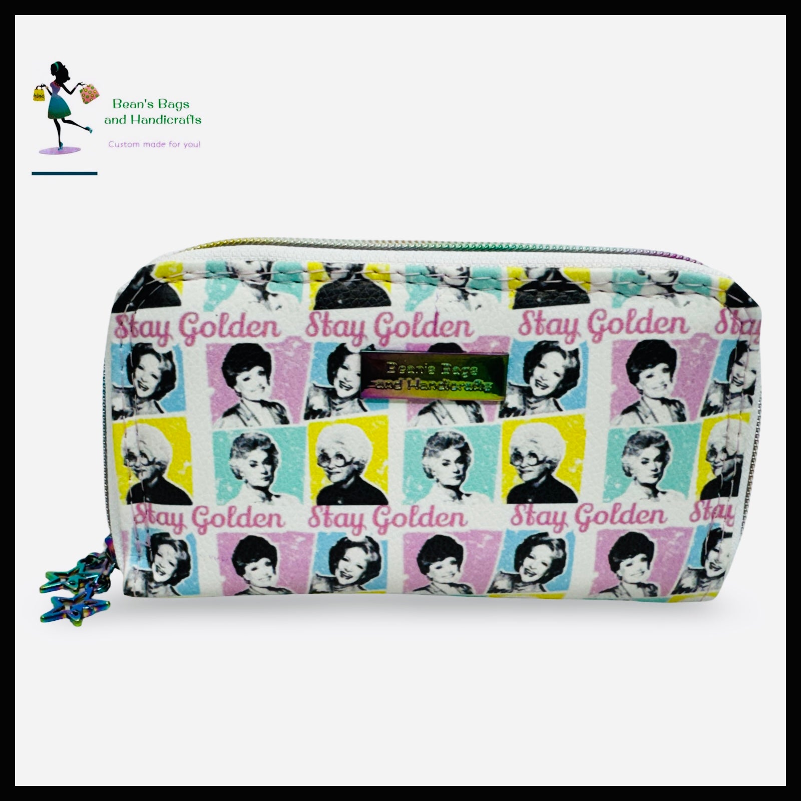 Deuce Coupe Double Zip Wallet -  Golden Girls