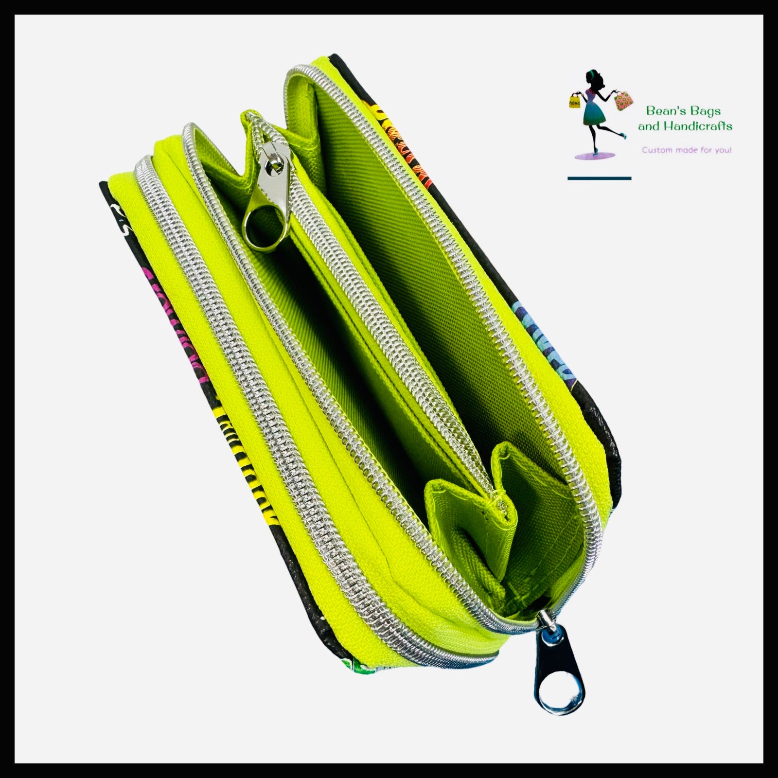 Deuce Coupe Double Zip Wallet -  90s TV Theme