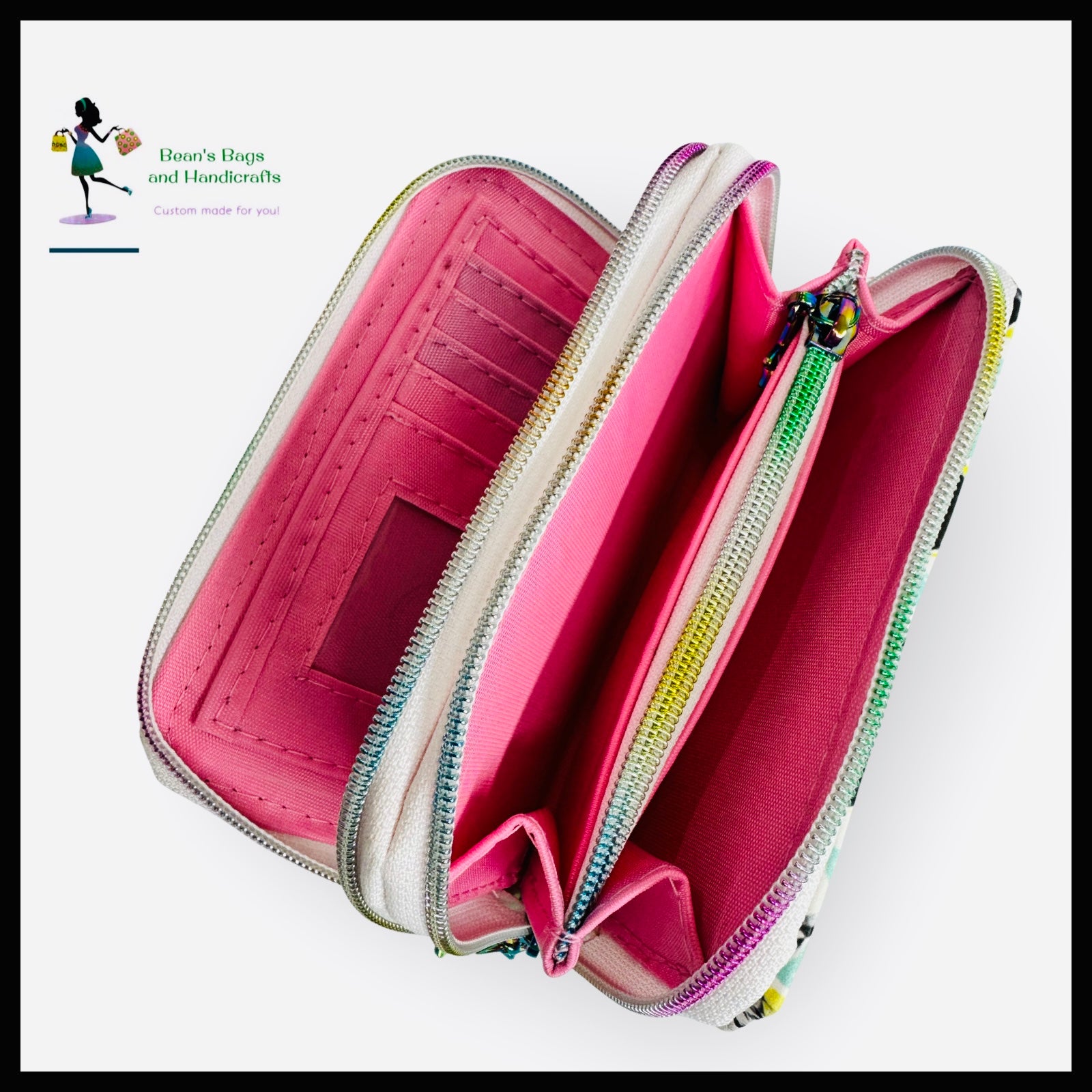 Deuce Coupe Double Zip Wallet -  Golden Girls