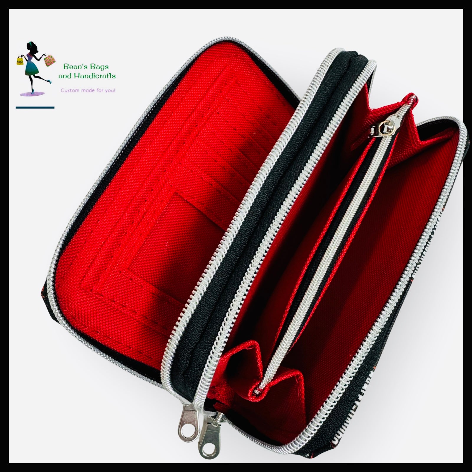 Deuce Coupe Double Zip Wallet -  HD