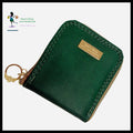 Zafira Zip Around  Wallet - Green and Gold