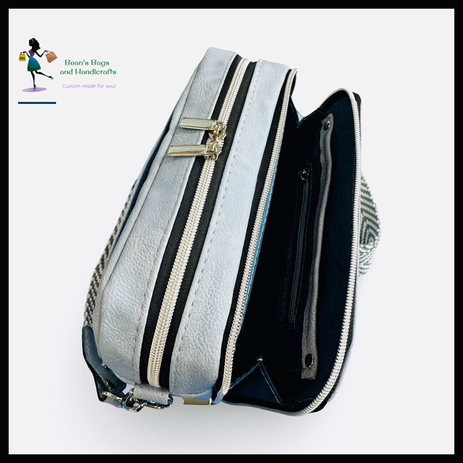 Everyday Crossbody Companion - Light Blue