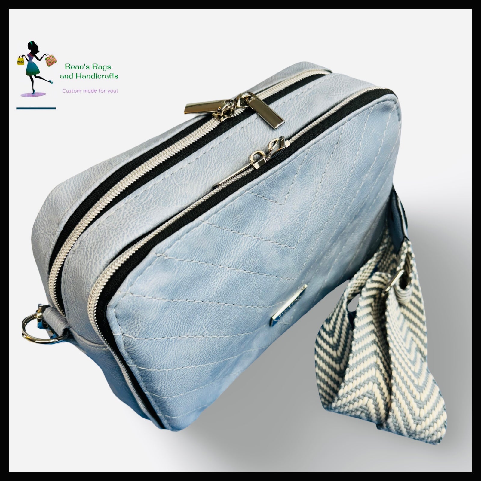 Everyday Crossbody Companion - Light Blue