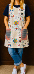 Reversible Cross Back Apron – Quilt Lovers (Size L/XL) (Copy)