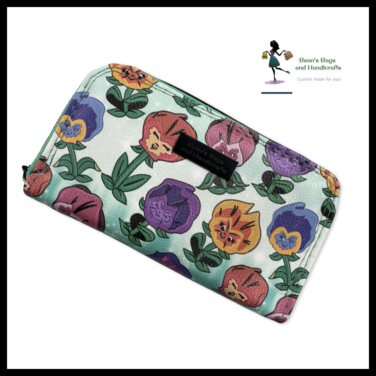 Deuce Coupe Double Zip Wallet -  Alice Flowers