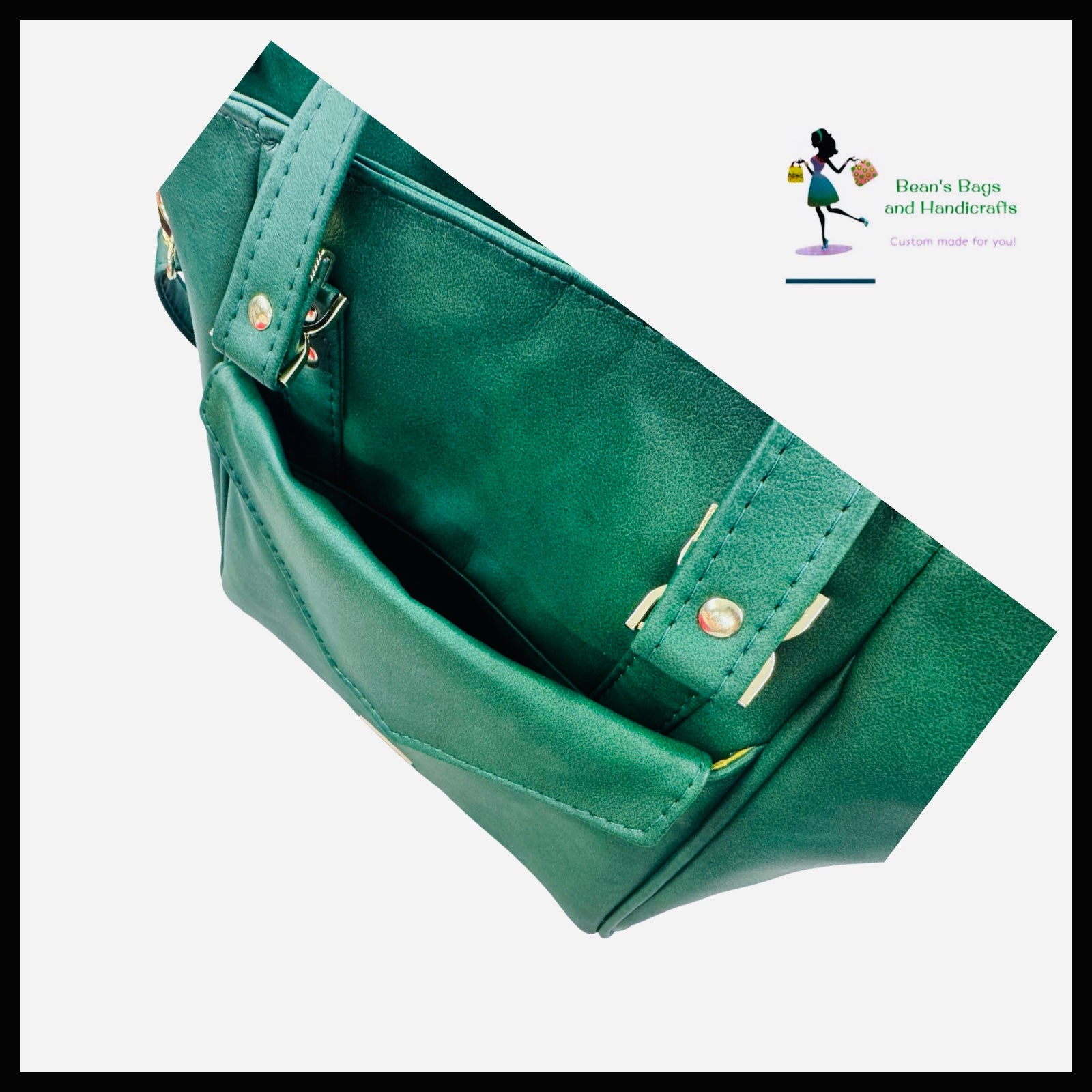 AnnaBean Tote – Emerald Green