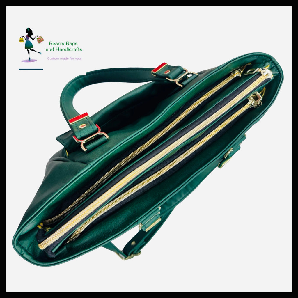 AnnaBean Tote – Emerald Green