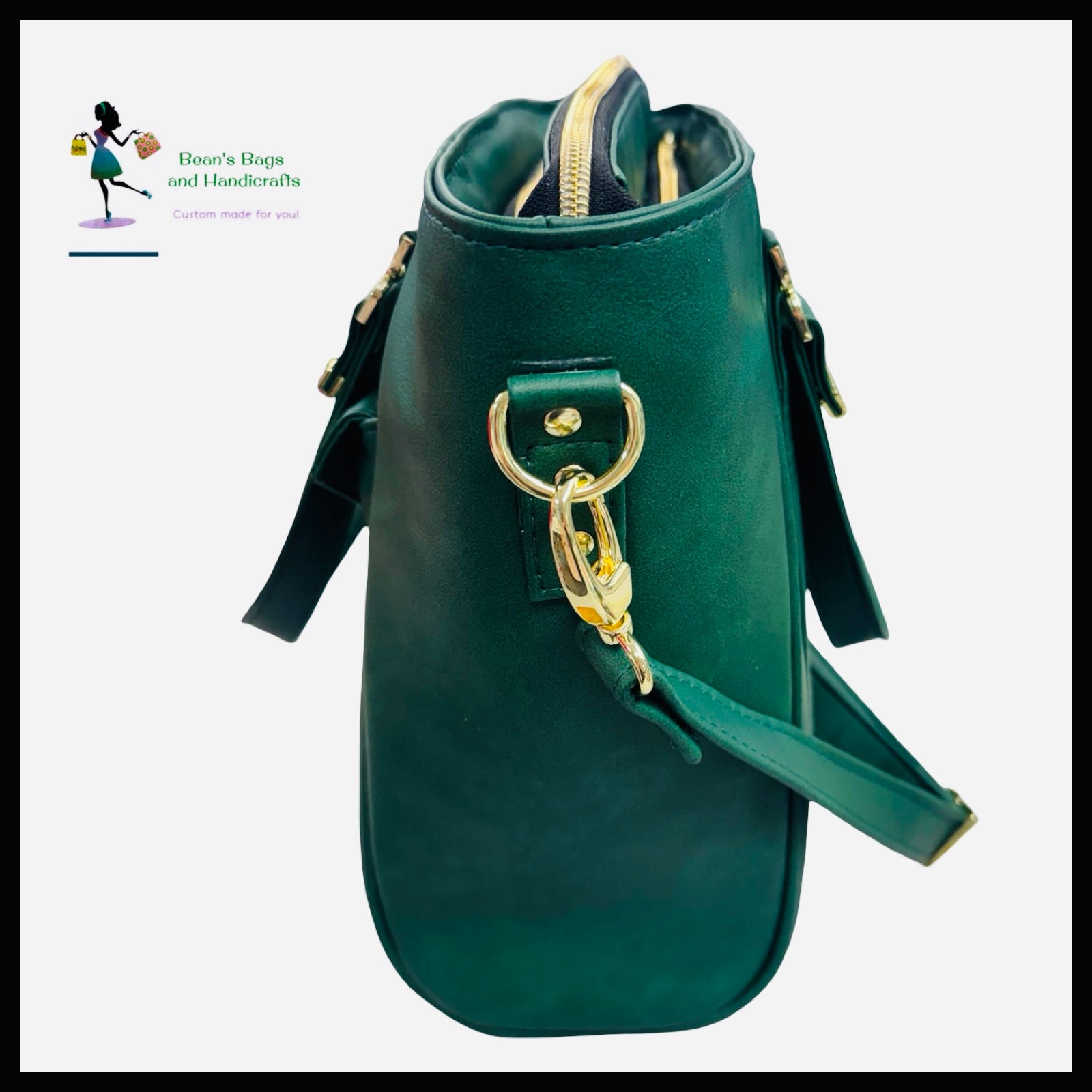 AnnaBean Tote – Emerald Green