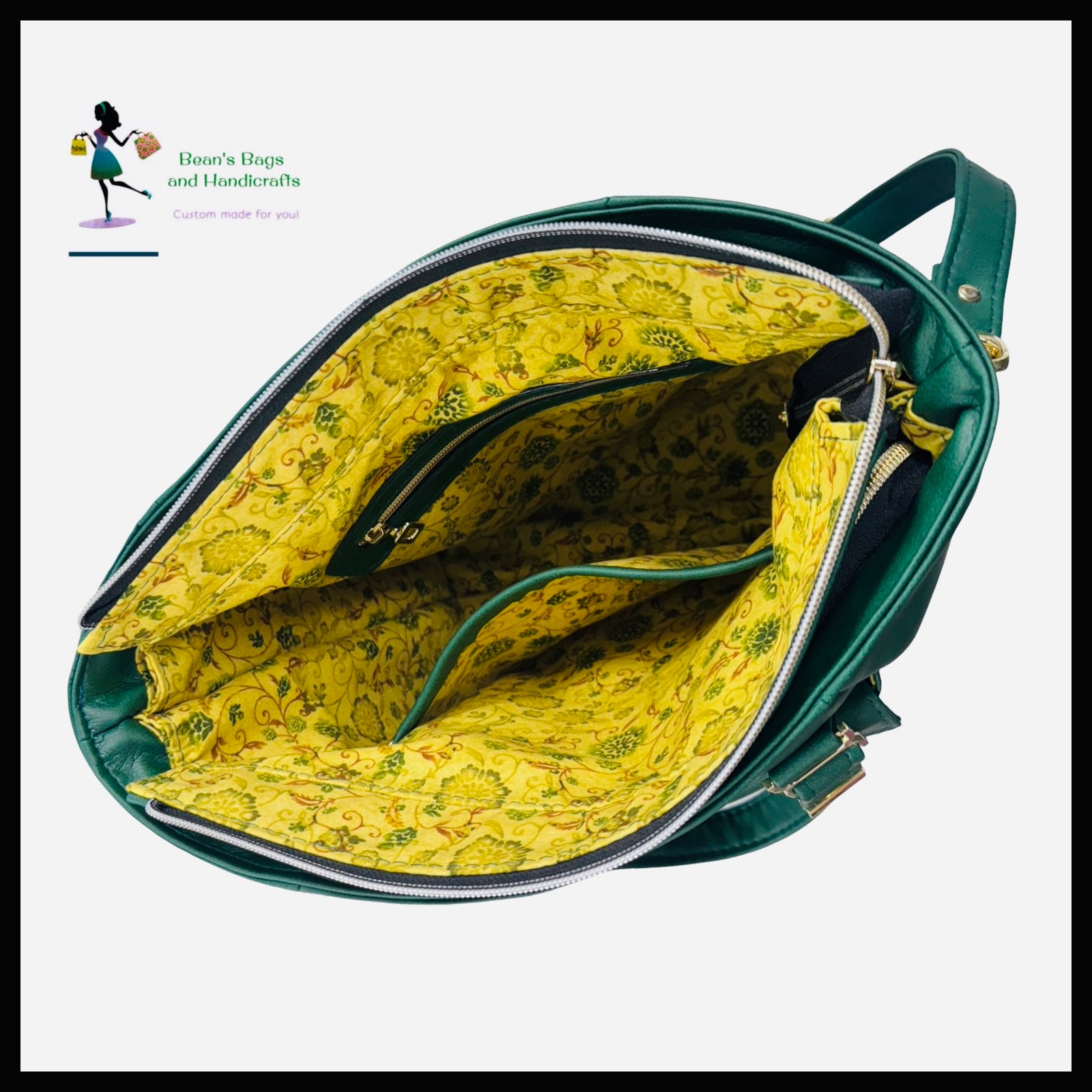 AnnaBean Tote – Emerald Green