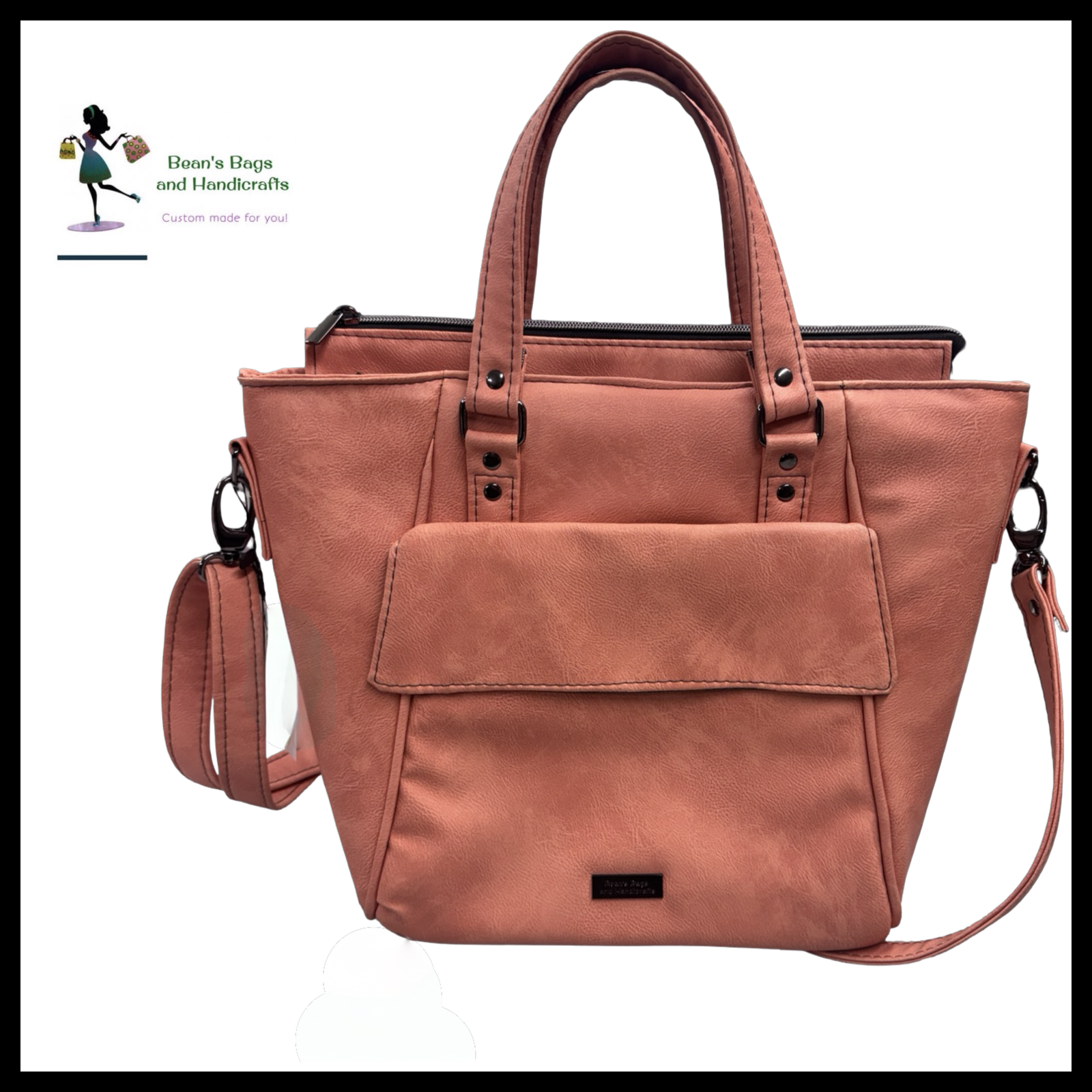 Previously Loved – AnnaBean Tote Prototype | AS IS -Orange