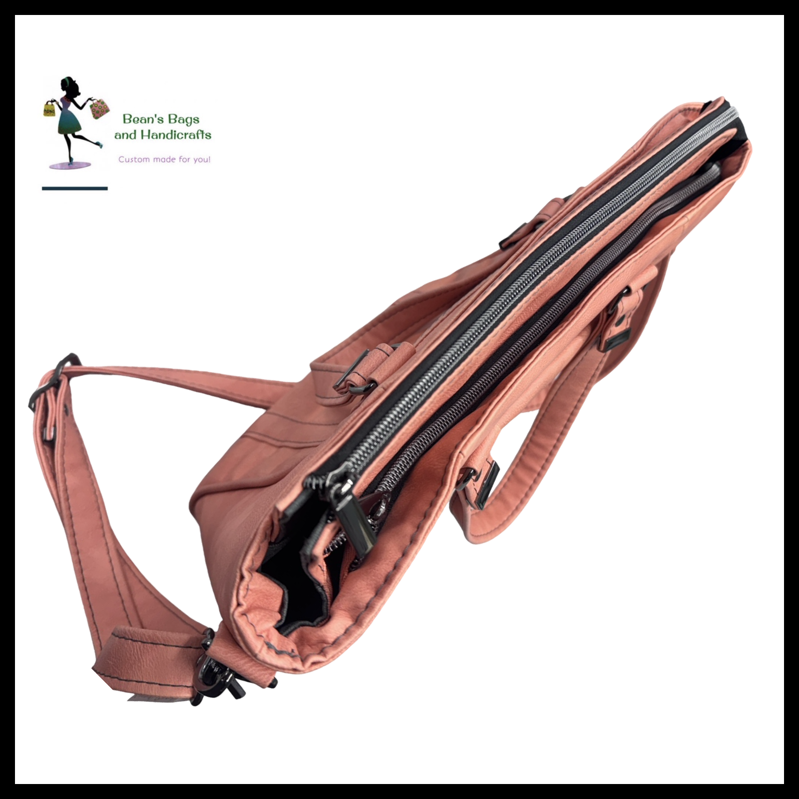 Previously Loved – AnnaBean Tote Prototype | AS IS -Orange