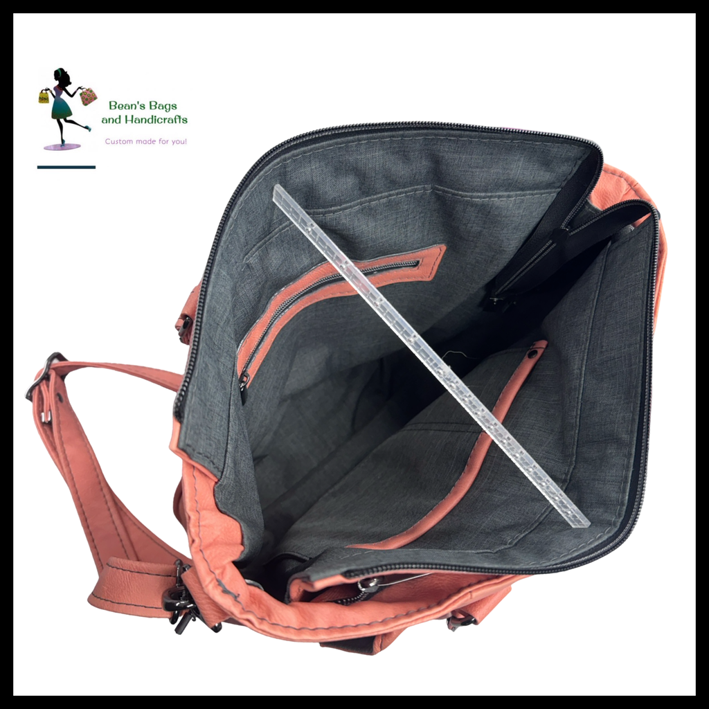 Previously Loved – AnnaBean Tote Prototype | AS IS -Orange