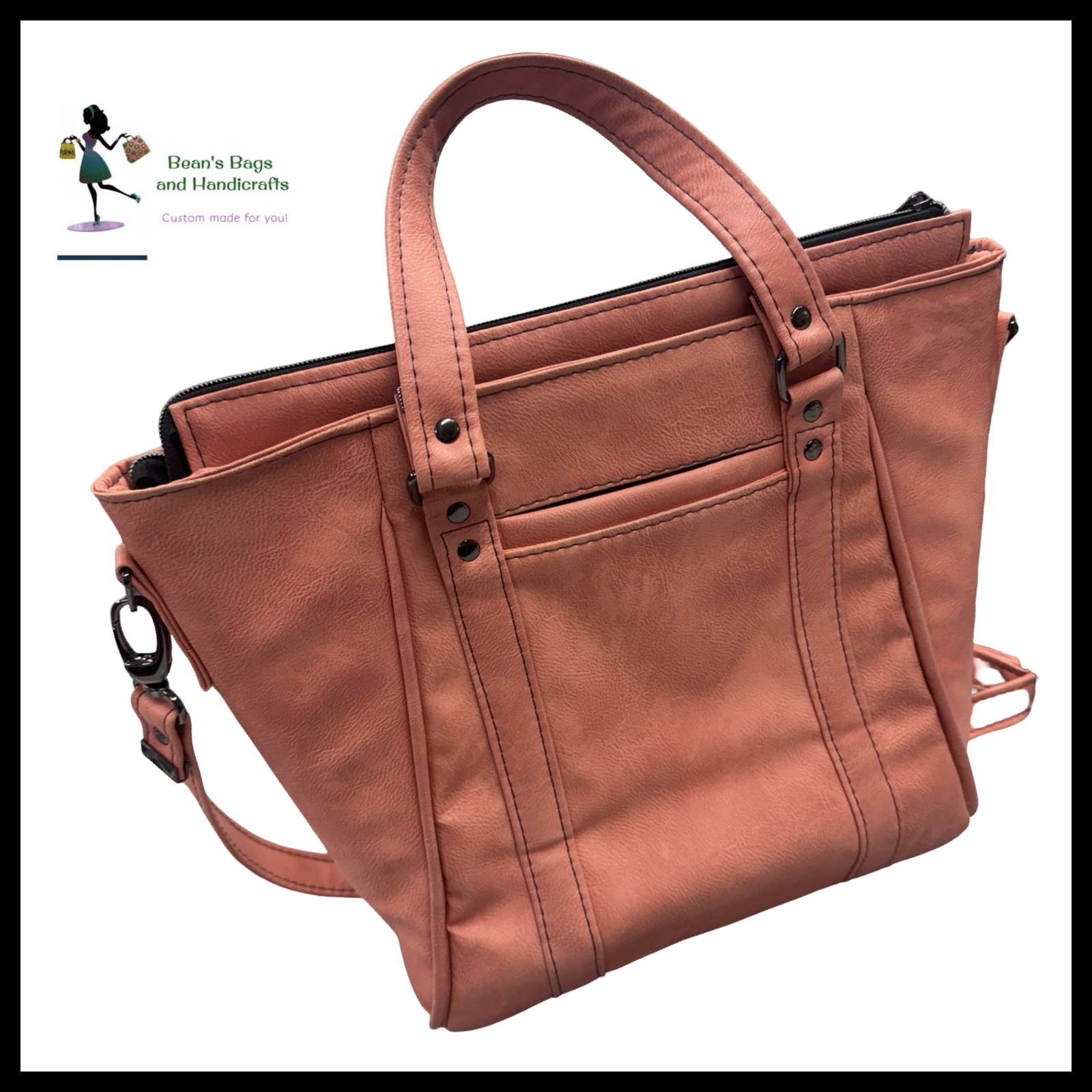 Previously Loved – AnnaBean Tote Prototype | AS IS -Orange