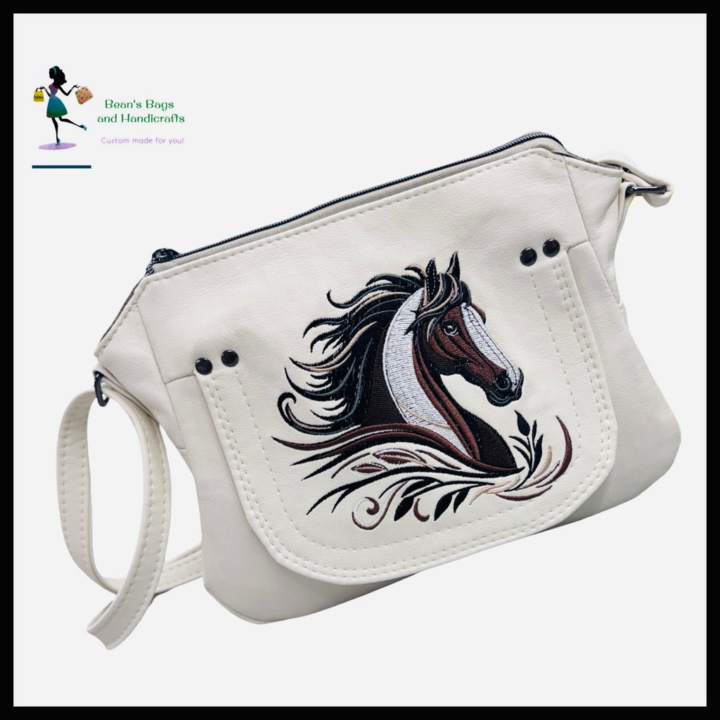 Brighstone Bag – Embroidered Horse