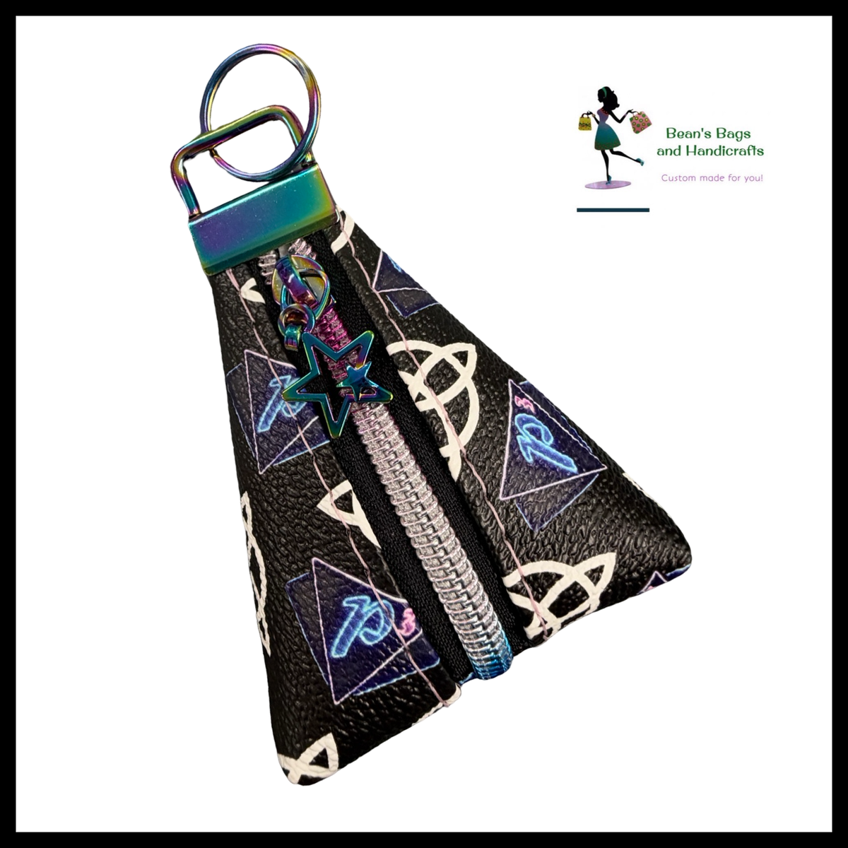 Key Chain Pouch - P3 Rainbow