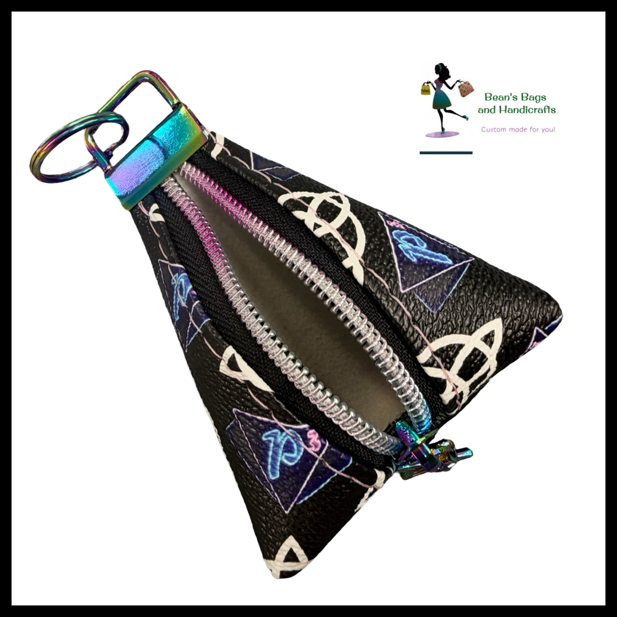 Key Chain Pouch - P3 Rainbow