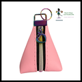 Key Chain Pouch - Pink RB Black