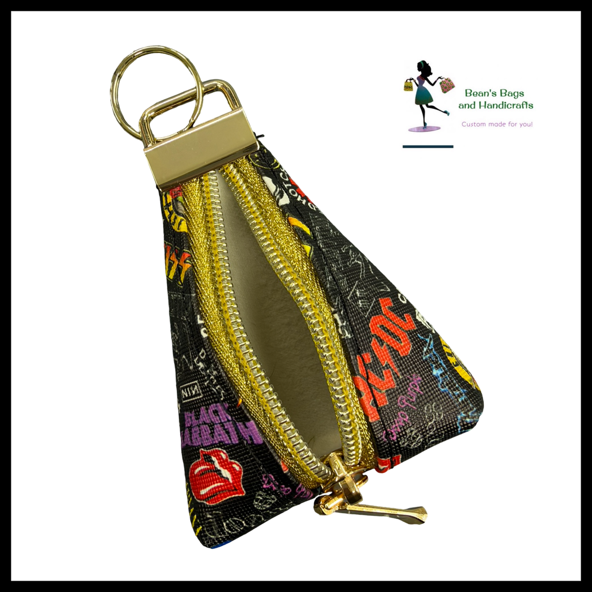 Key Chain Pouch -Hard Rock Gold