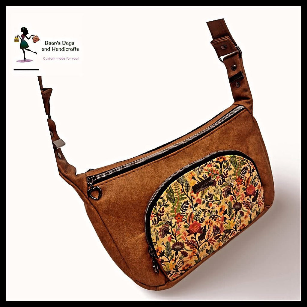 Prairie Girl Bag  - Cork and Faux Leather - Previously Loved