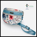 The Belinda Bum Bag - Blue and Pink Floral