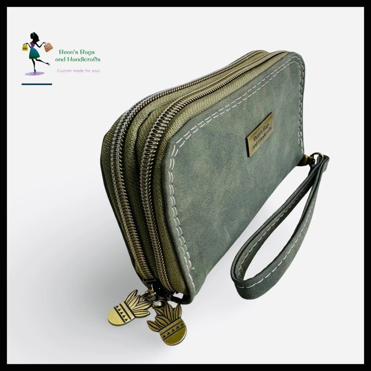 Deuce Coupe Double Zip Wallet - Pin It Up Patterns - PDF Sewing Pattern