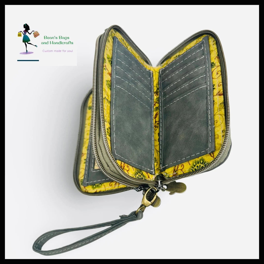 Deuce Coupe Double Zip Wallet - Pin It Up Patterns - PDF Sewing Pattern