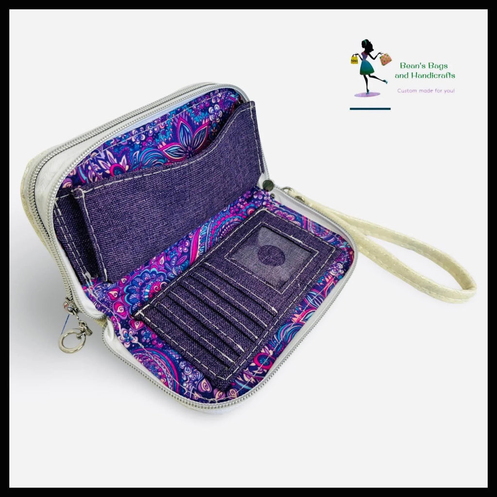 Deuce Coupe Double Zip Wallet - Pin It Up Patterns - PDF Sewing Pattern