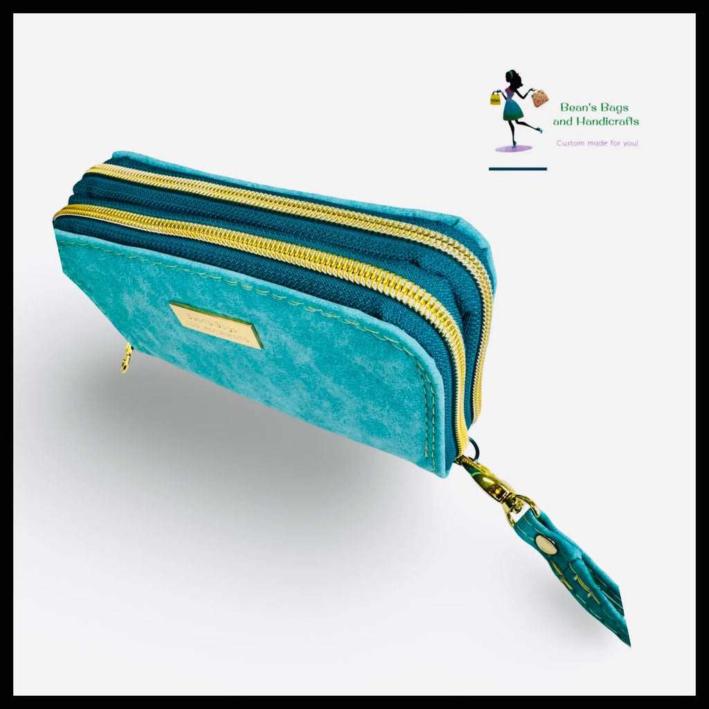 Deuce Coupe Double Zip Wallet - Pin It Up Patterns - PDF Sewing Pattern