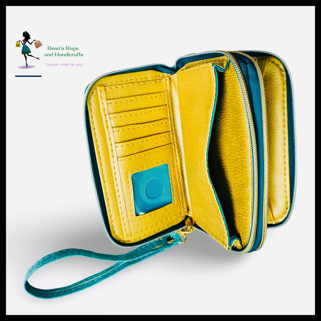 Deuce Coupe Double Zip Wallet - Pin It Up Patterns - PDF Sewing Pattern
