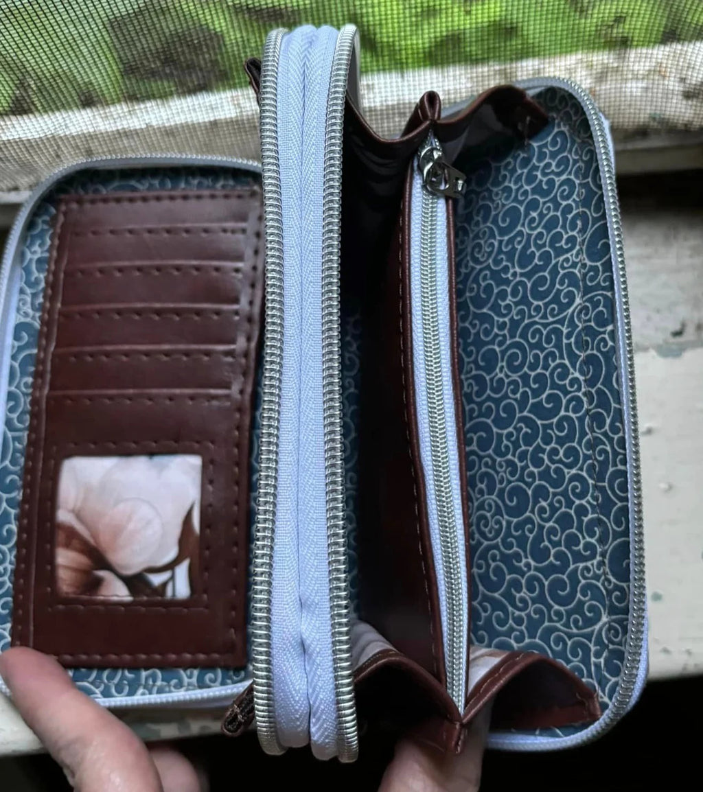 Deuce Coupe Double Zip Wallet - Pin It Up Patterns - PDF Sewing Pattern