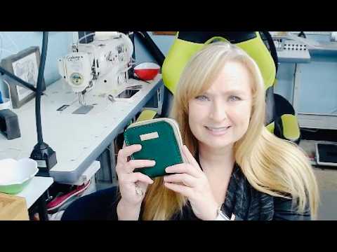 Zafira Zip Around  Wallet - Green and Gold