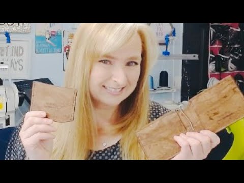 Darrell Minimalist Wallet – Croc Cork Beige