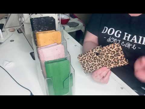 Tall Wallet - Croc Cork - Previously Loved